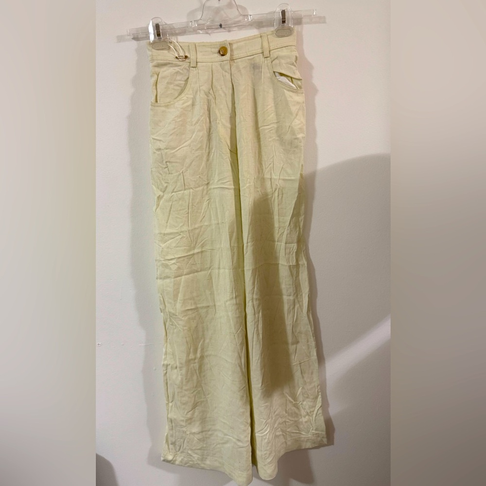 Forte Forte Wide-Leg Pants – Ivory/Cream